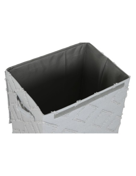 Panier Home ESPRIT Gris Crème 40 x 30 x 50 cm (2 Unités)