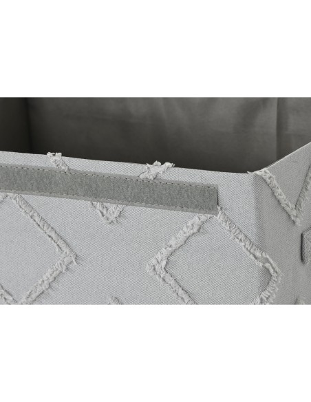 Panier Home ESPRIT Gris Crème 40 x 30 x 50 cm (2 Unités)