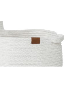 Set de basket Home ESPRIT Blanc Moderne 34 x 34 x 34 cm (3 Pièces) 2