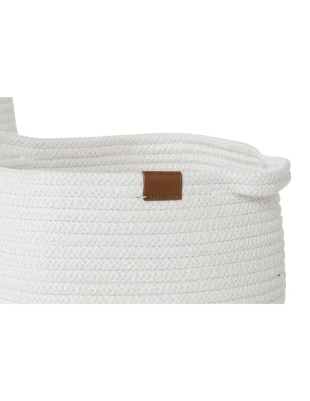 Set de basket Home ESPRIT Blanc Moderne 34 x 34 x 34 cm (3 Pièces)