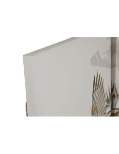 Jeu de 4 tableaux Home ESPRIT Beige Doré Tropical 280 x 3,2 x 140 cm 2