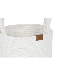 Set de basket Home ESPRIT Blanc Moderne 30 x 30 x 28 cm (3 Pièces) 2