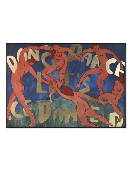 Cadre Home ESPRIT Bleu Vert Doré Moderne 140 x 4 x 100 cm