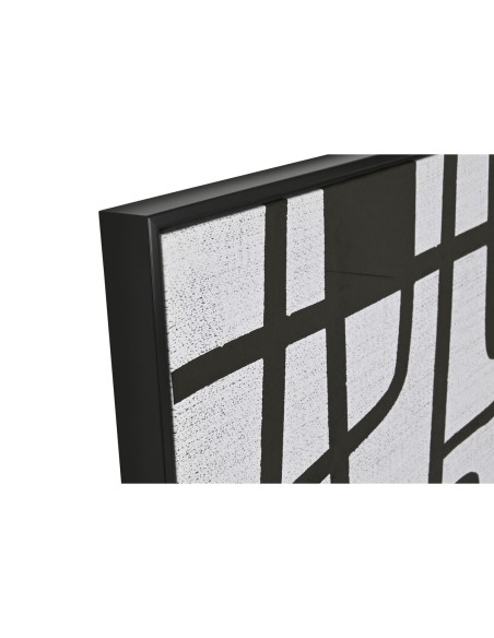 Cadre Home ESPRIT Blanc Noir Moderne 103 x 4,5 x 143 cm (2 Unités)