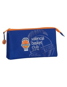 Fourre-tout Valencia Basket M744 Bleu Orange (22 x 12 x 3 cm)