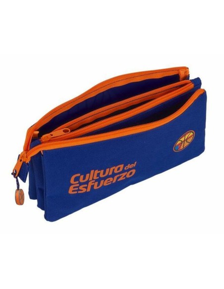 Fourre-tout Valencia Basket M744 Bleu Orange (22 x 12 x 3 cm)