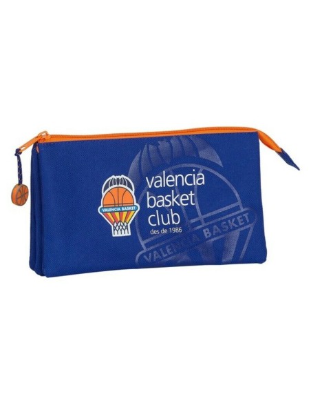 Fourre-tout Valencia Basket M744 Bleu Orange (22 x 12 x 3 cm)