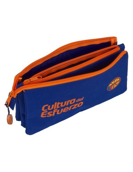 Fourre-tout Valencia Basket M744 Bleu Orange (22 x 12 x 3 cm)