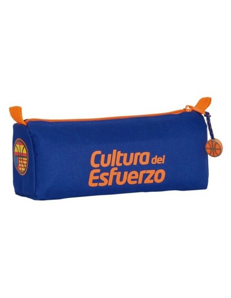 Fourre-tout Valencia Basket M742 Bleu Orange (21 x 8 x 7 cm)