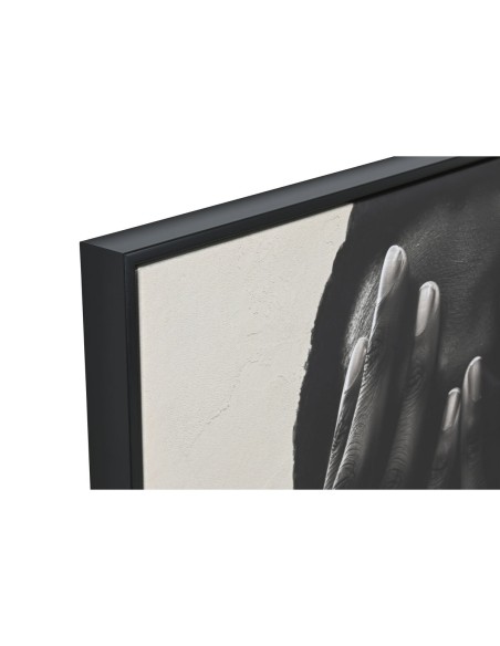 Cadre Home ESPRIT Noir Beige Colonial Africain 103 x 4,5 x 143 cm (2 Unités)