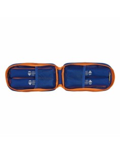 Plumier sac à dos Valencia Basket M847 Bleu Orange 12 x 23 x 5 cm 2