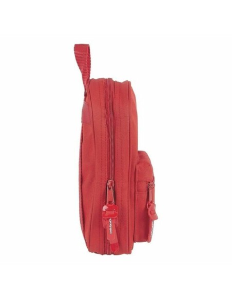 Plumier sac à dos Sevilla Fútbol Club M847 Rouge 12 x 23 x 5 cm
