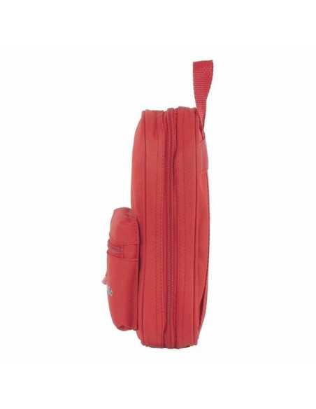 Plumier sac à dos Sevilla Fútbol Club M847 Rouge 12 x 23 x 5 cm