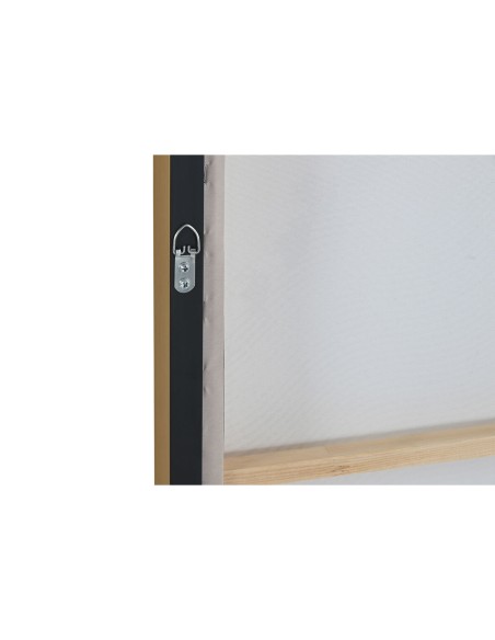 Cadre Home ESPRIT Beige Doré Paillettes Cheval 103 x 4,5 x 103 cm (2 Unités)