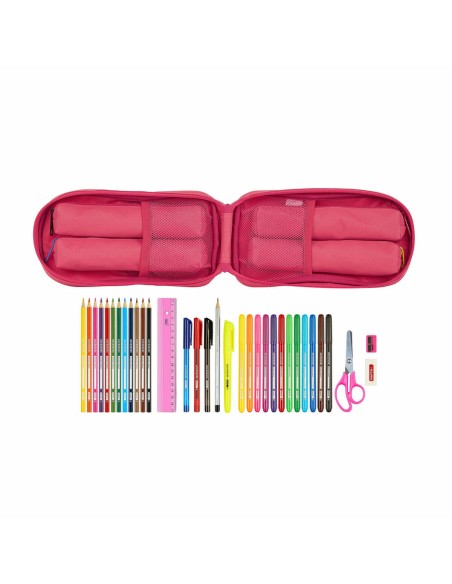 Plumier sac à dos BlackFit8 M747 Rose 12 x 23 x 5 cm (33 Pièces)