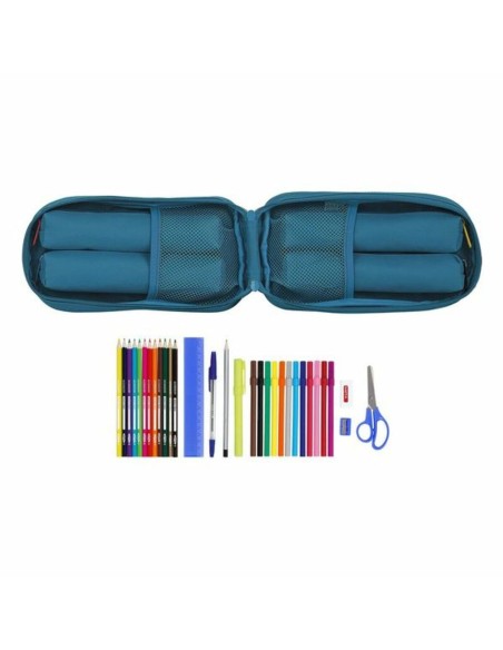 Plumier sac à dos BlackFit8 M747 Bleu 12 x 23 x 5 cm (33 Pièces)
