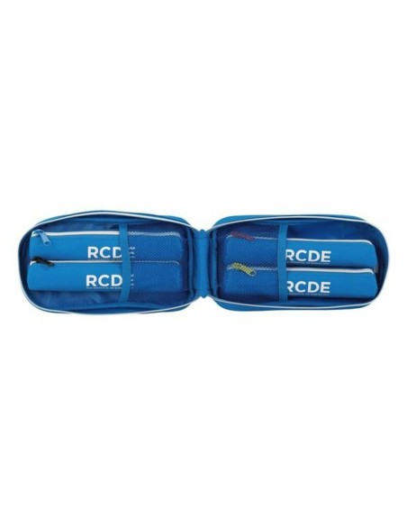 Plumier sac à dos RCD Espanyol Bleu Blanc 12 x 23 x 5 cm