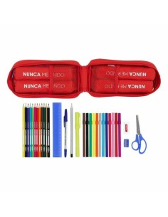 Plumier sac à dos Sevilla Fútbol Club M747 Rouge 12 x 23 x 5 cm (33 Pièces) 2
