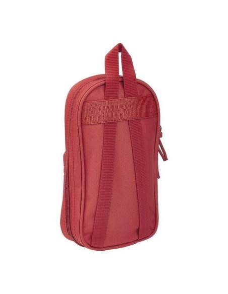 Plumier sac à dos Sevilla Fútbol Club SAF411956747 Rouge 12 x 23 x 5 cm (33 Pièces)