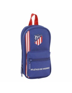 Plumier sac à dos Atlético Madrid In blue Blue marine 12 x 23 x 5 cm (33 Pièces)