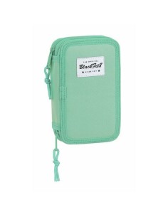 Plumier double BlackFit8 M854 Turquoise 12.5 x 19.5 x 4 cm (28 Pièces)