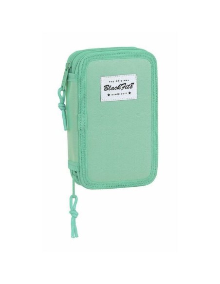 Plumier double BlackFit8 M854 Turquoise 12.5 x 19.5 x 4 cm (28 Pièces)
