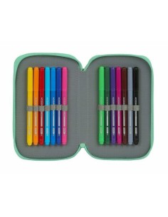 Plumier double BlackFit8 M854 Turquoise 12.5 x 19.5 x 4 cm (28 Pièces) 2