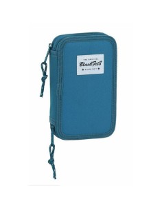Plumier double BlackFit8 M854 Bleu 12.5 x 19.5 x 4 cm (28 Pièces)