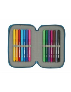 Plumier double BlackFit8 M854 Bleu 12.5 x 19.5 x 4 cm (28 Pièces) 2