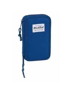 Plumier double BlackFit8 M854 Bleu foncé 12.5 x 19.5 x 4 cm (28 Pièces)