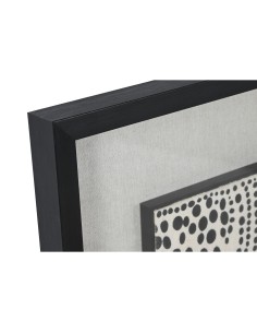 Cadre Home ESPRIT Noir Rouge Moderne 75 x 4 x 100 cm (2 Unités) 2