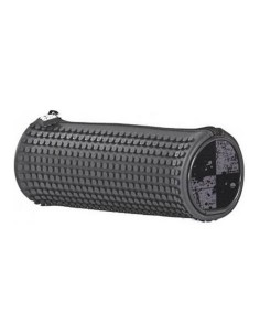 Trousse d'écolier cylindrique Nikidom 3249 Gris