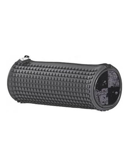 Trousse d'écolier cylindrique Nikidom 3249 Gris