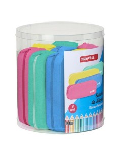 Fourre-tout Safta Glitter Carré (8 Pièces)