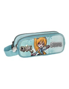 Trousse d'écolier Catrinas Claire, Noelia & Lila Bleu (21 x 8 x 6 cm)