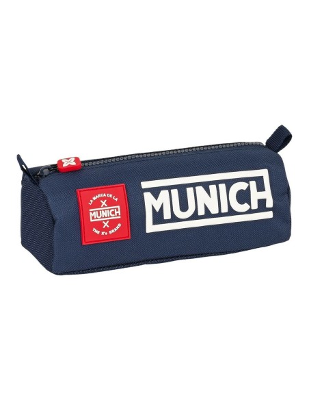 Trousse d'écolier Munich Storm Blue marine (21 x 8 x 7 cm)