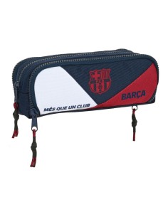 Trousse d'écolier F.C. Barcelona Corporativa Bleu Bordeaux (21 x 8 x 8 cm)