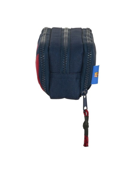 Trousse d'écolier F.C. Barcelona Corporativa Bleu Bordeaux (21 x 8 x 8 cm)