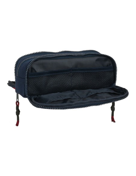 Trousse d'écolier F.C. Barcelona Corporativa Bleu Bordeaux (21 x 8 x 8 cm)