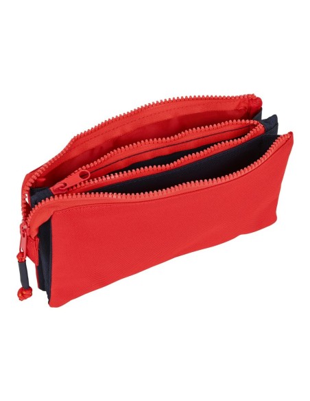 Trousse d'écolier RFEF Rouge Bleu (22 x 12 x 3 cm)