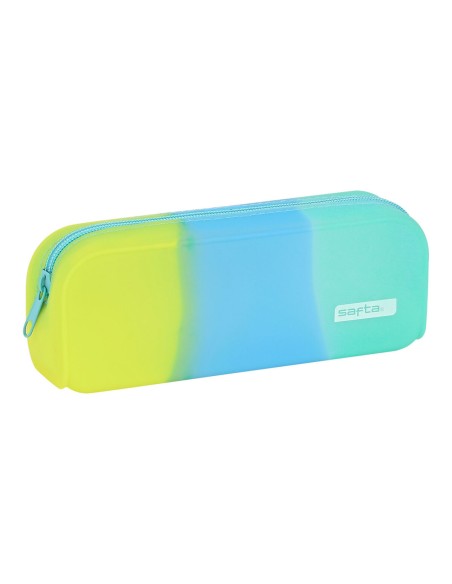 Trousse d'écolier Safta Bleu Vert Jaune (18.5 x 7.5 x 5.5 cm)