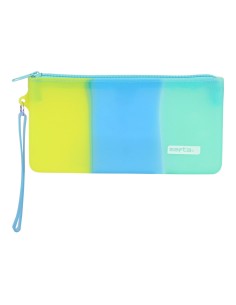 Trousse d'écolier Safta Bleu Vert Jaune (21 x 10.5 x 2 cm)