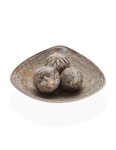 Centre de Table Versa Marron 31,5 x 9 x 31,5 cm