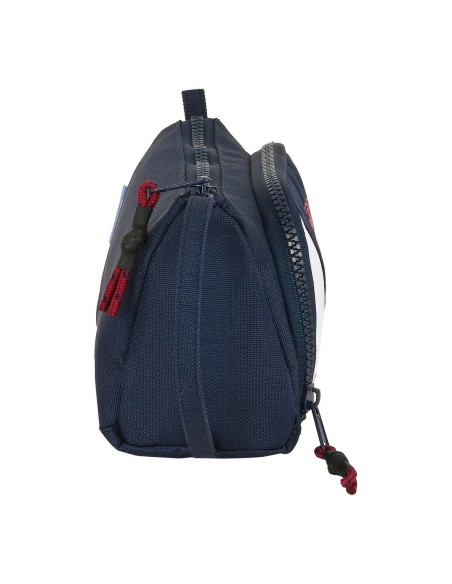 Trousse d'écolier F.C. Barcelona Corporativa Bleu Bordeaux 20 x 11 x 8.5 cm (32 Pièces)