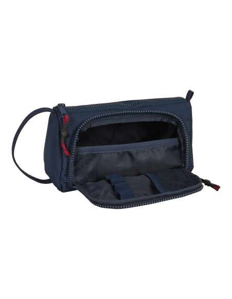 Trousse d'écolier F.C. Barcelona Corporativa Bleu Bordeaux 20 x 11 x 8.5 cm