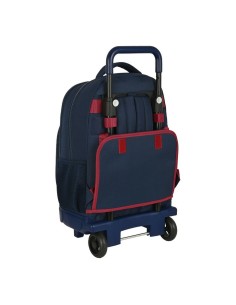 Cartable à roulettes F.C. Barcelona Corporativa Bleu Bordeaux (33 x 45 x 22 cm) 2