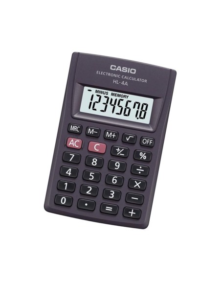 Calculatrice Casio HL-4A Gris Résine 8 x 5 cm