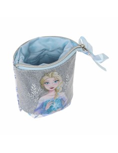Trousse d'écolier Frozen Memories Bleu Blanc 8 x 19 x 6 cm 2