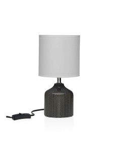 Lampe de bureau Versa Miracle Gris Céramique 14 x 28 x 10 cm