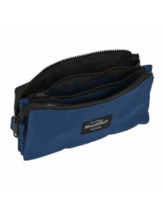 Trousse Fourre-Tout Triple BlackFit8 Urban Noir Blue marine (22 x 12 x 3 cm) 2